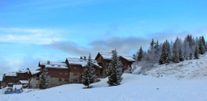 Malgré le manque de neige, une superbe ambiance hivernale malgré tout.